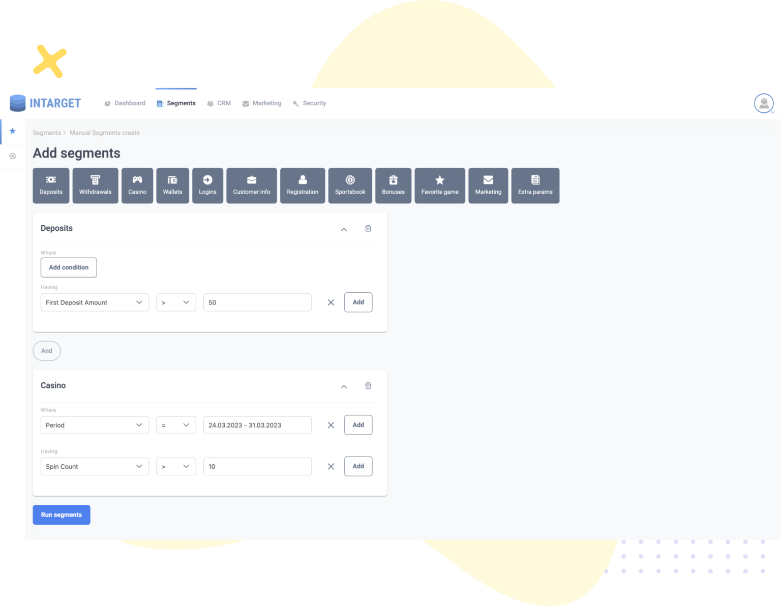 Lifecycle Marketing Automation created for betting operators and online casinos | InTarget