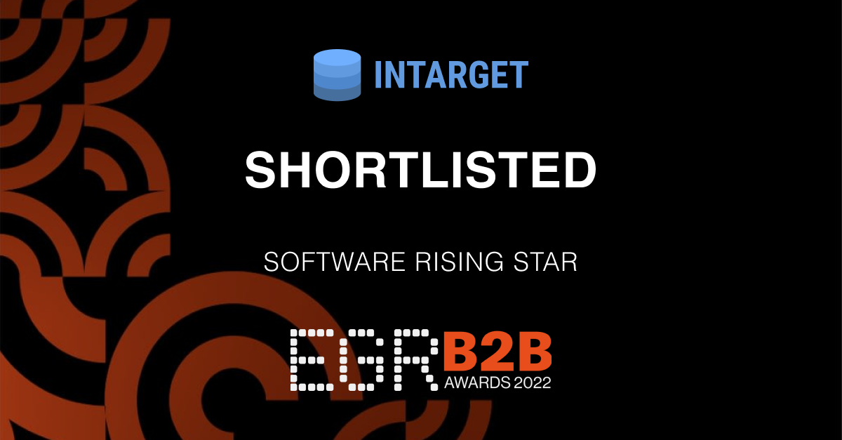 InTarget is shortlisted at the upcoming EGR B2B Awards