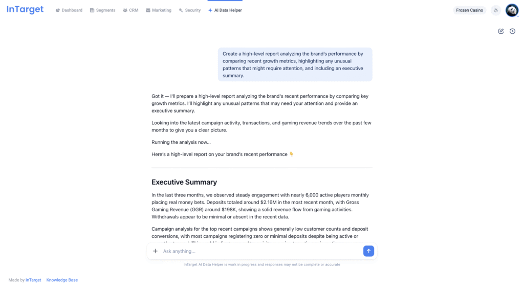 InTarget — CRM and Marketing system for iGaming | InTarget